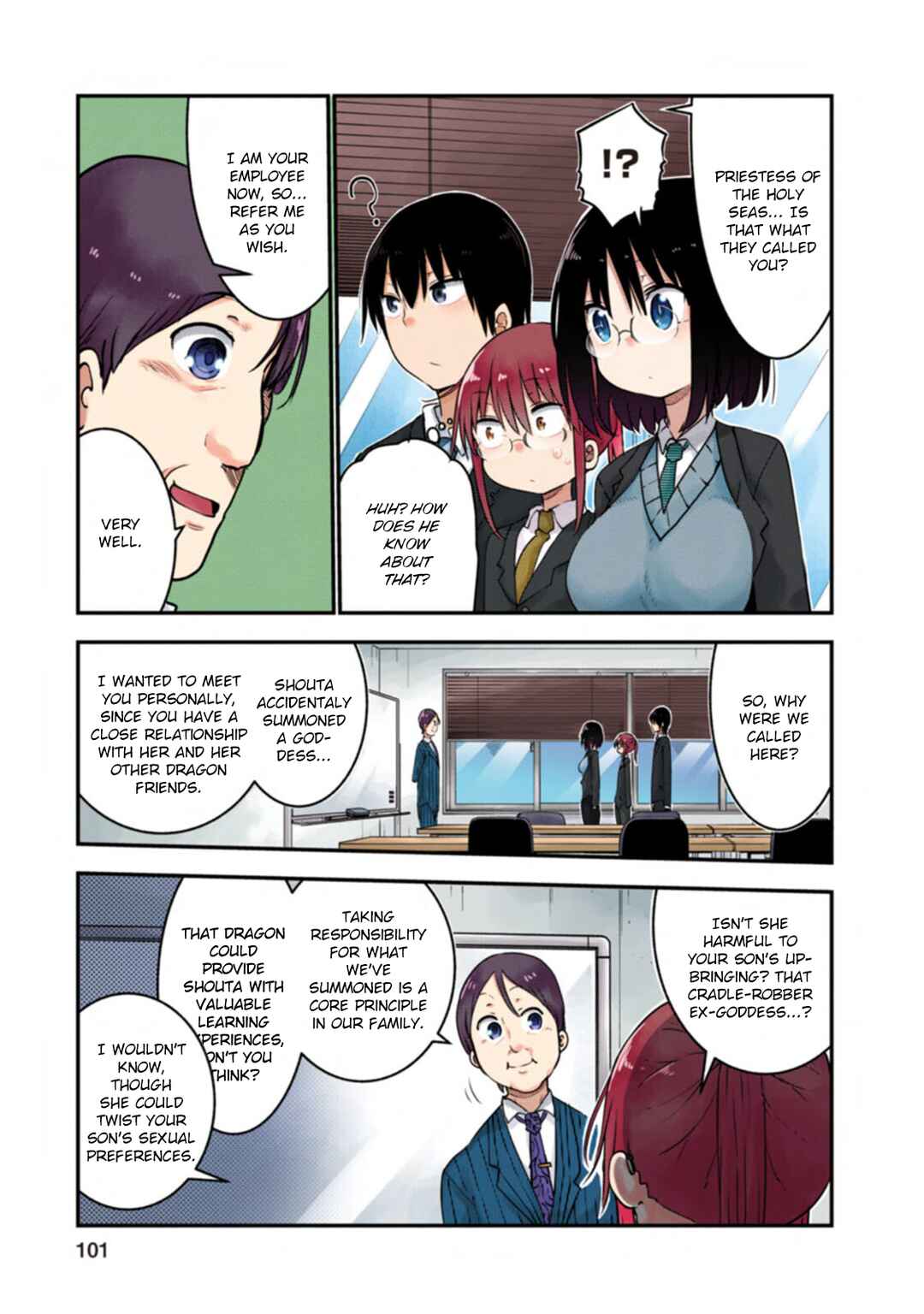 Page 9 Chapter 7 Kobayashi-san Chi no Maid Dragon (Official Colored)