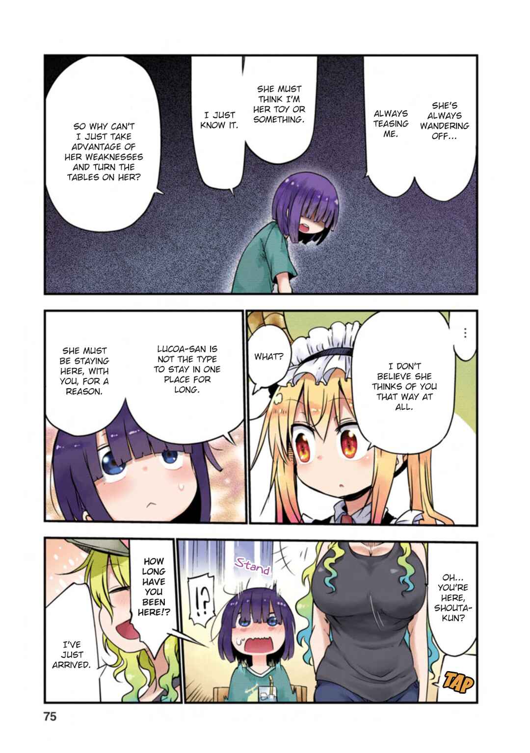 Page 9 Chapter 5 Kobayashi-san Chi no Maid Dragon (Official Colored)