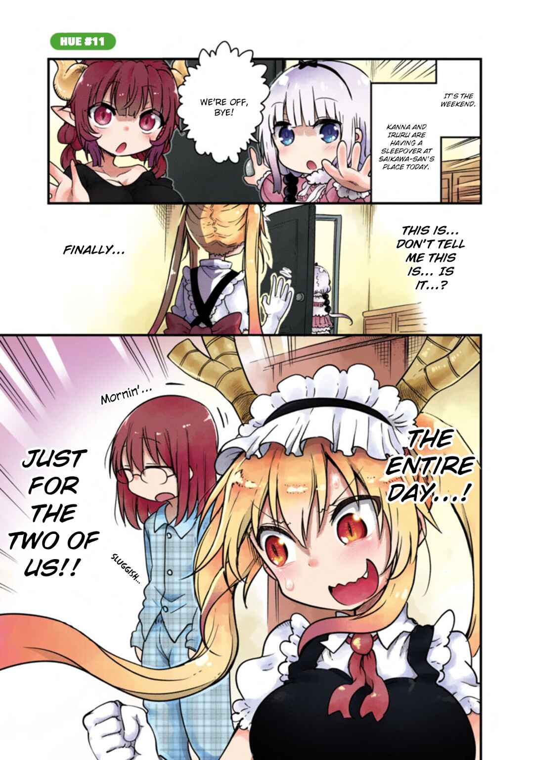 Page 1 Chapter 11 Kobayashi-san Chi no Maid Dragon (Official Colored)