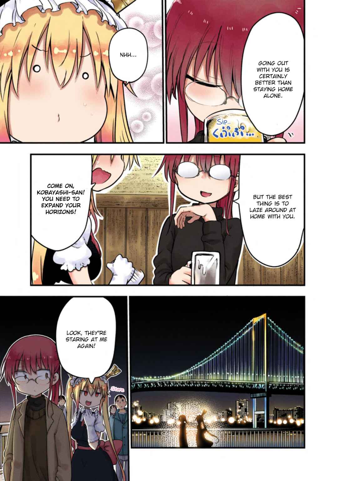 Page 13 Chapter 11 Kobayashi-san Chi no Maid Dragon (Official Colored)