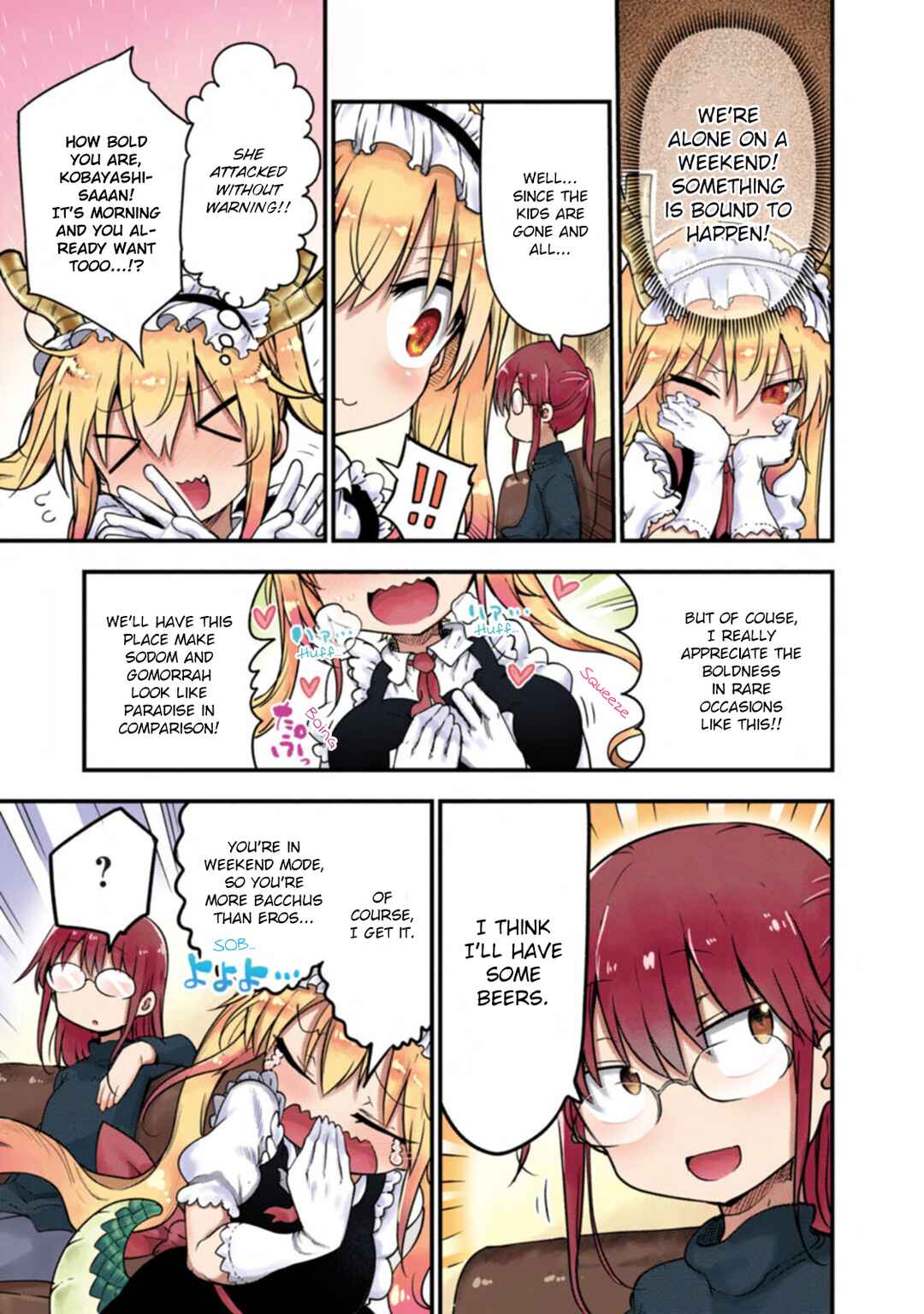 Page 3 Chapter 11 Kobayashi-san Chi no Maid Dragon (Official Colored)
