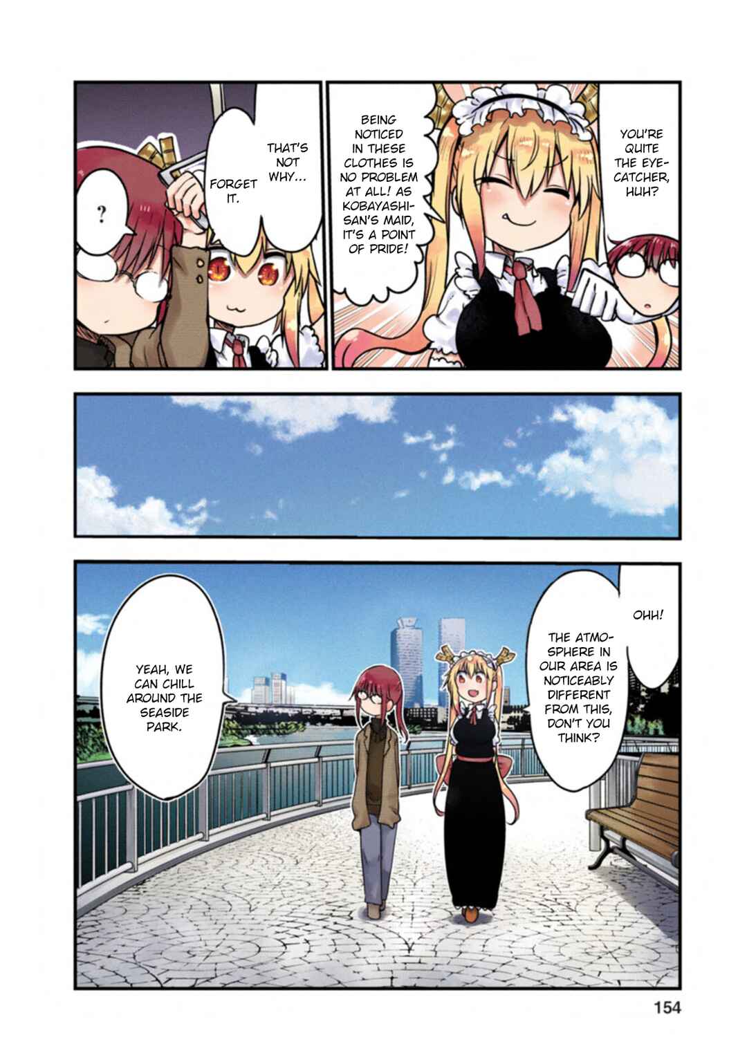 Page 8 Chapter 11 Kobayashi-san Chi no Maid Dragon (Official Colored)