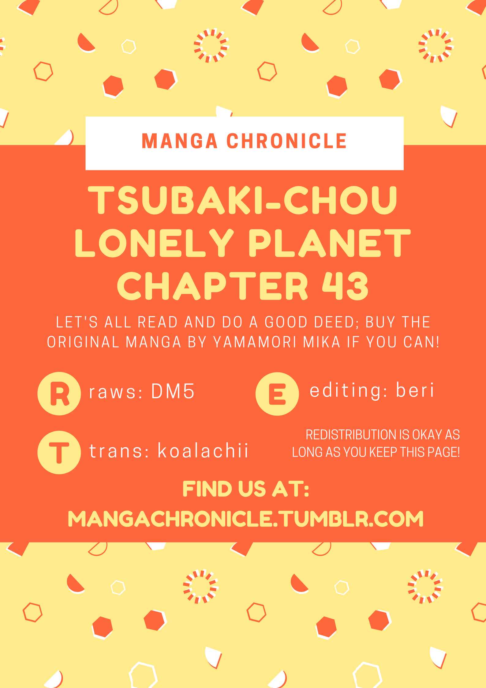 Page 1 Chapter 43 Tsubaki-chou Lonely Planet