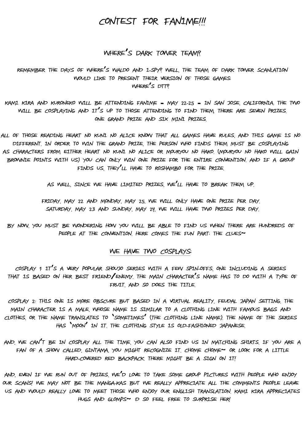 Page 1 Chapter 4 Heart no Kuni no Alice