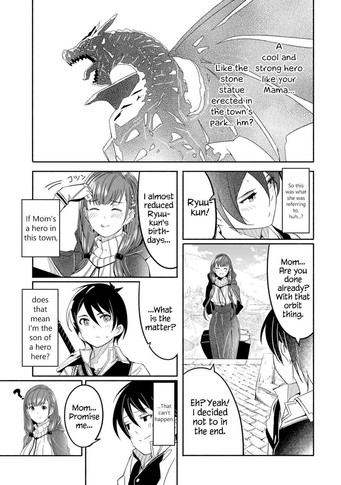 Page 14 Chapter 2.1 I can Go Adventuring by Myself, Mom!: The Son Raised by the Strongest Overprotective Dragon-Mom