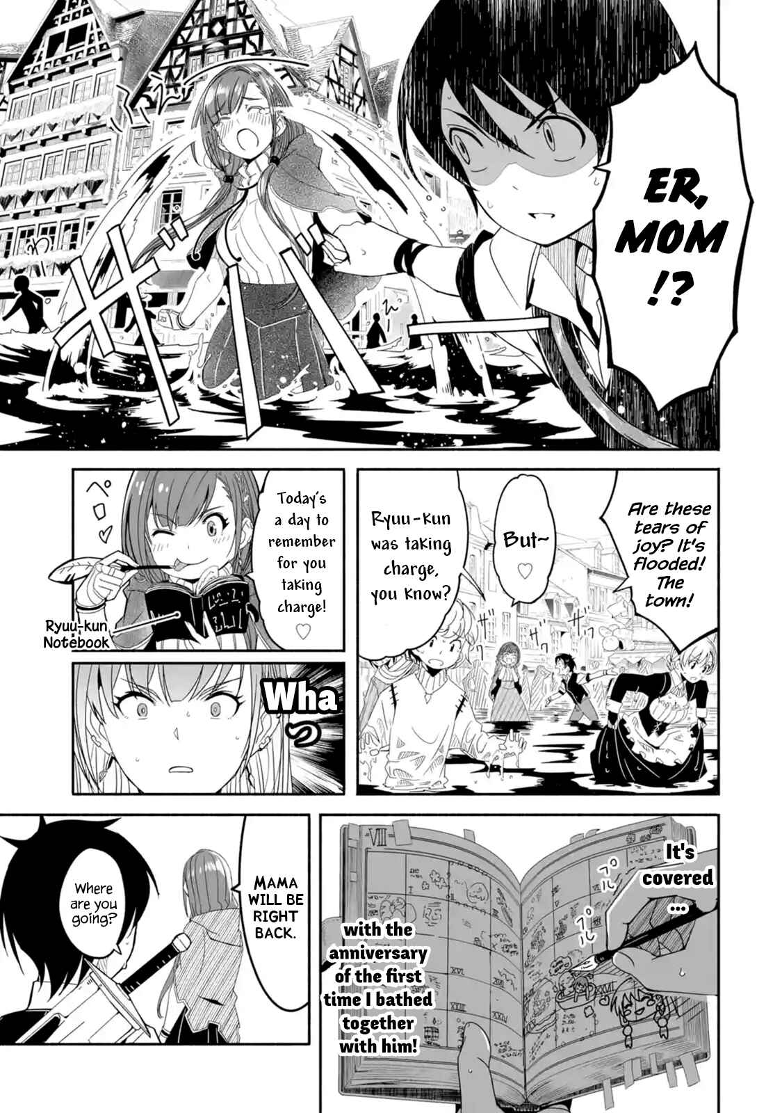Page 8 Chapter 2.1 I can Go Adventuring by Myself, Mom!: The Son Raised by the Strongest Overprotective Dragon-Mom