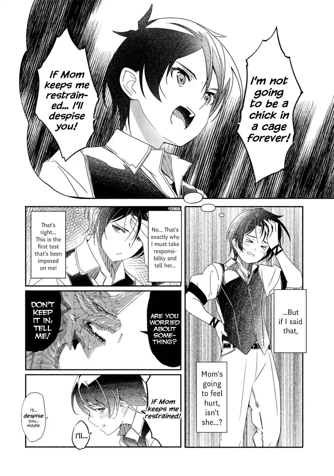 Page 8 Chapter 1.3 I can Go Adventuring by Myself, Mom!: The Son Raised by the Strongest Overprotective Dragon-Mom