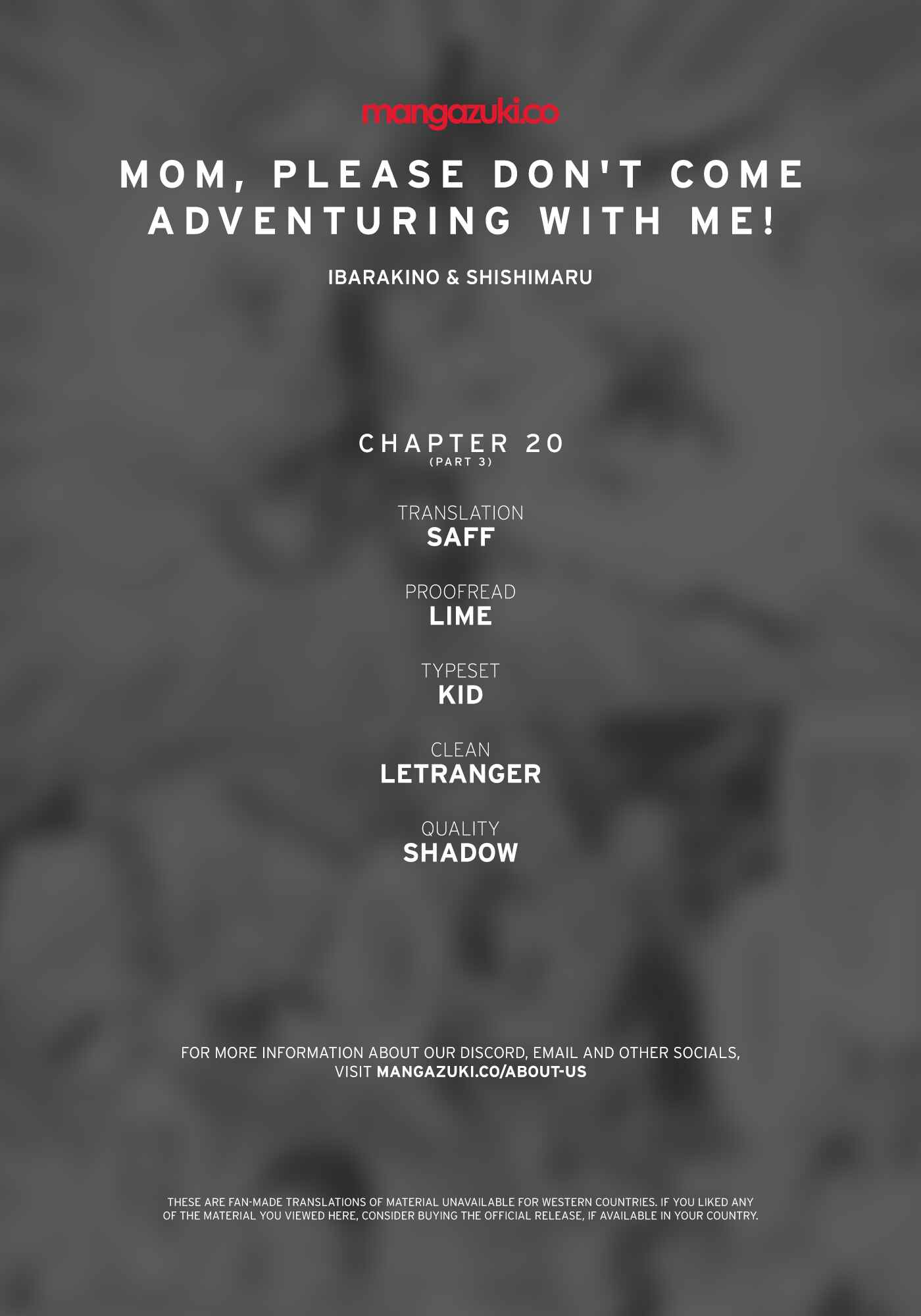 Page 1 Chapter 20.3 I can Go Adventuring by Myself, Mom!: The Son Raised by the Strongest Overprotective Dragon-Mom