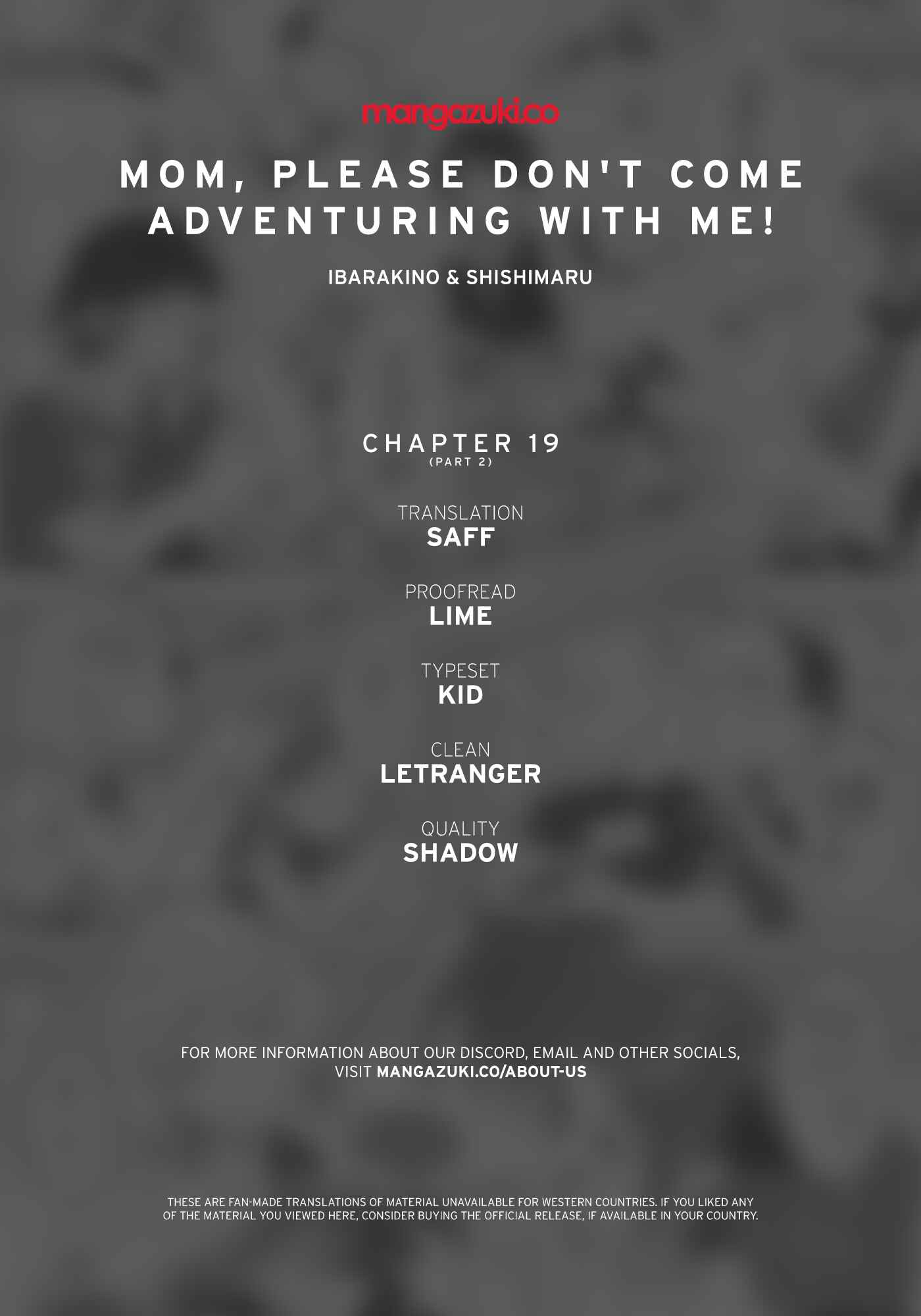 Page 1 Chapter 19.2 I can Go Adventuring by Myself, Mom!: The Son Raised by the Strongest Overprotective Dragon-Mom