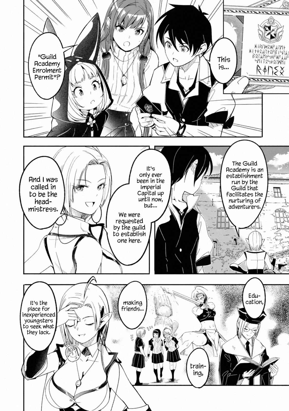 Page 4 Chapter 10.3 I can Go Adventuring by Myself, Mom!: The Son Raised by the Strongest Overprotective Dragon-Mom