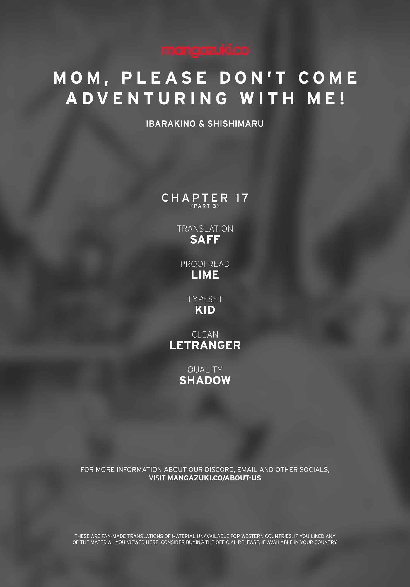 Page 1 Chapter 17.3 I can Go Adventuring by Myself, Mom!: The Son Raised by the Strongest Overprotective Dragon-Mom