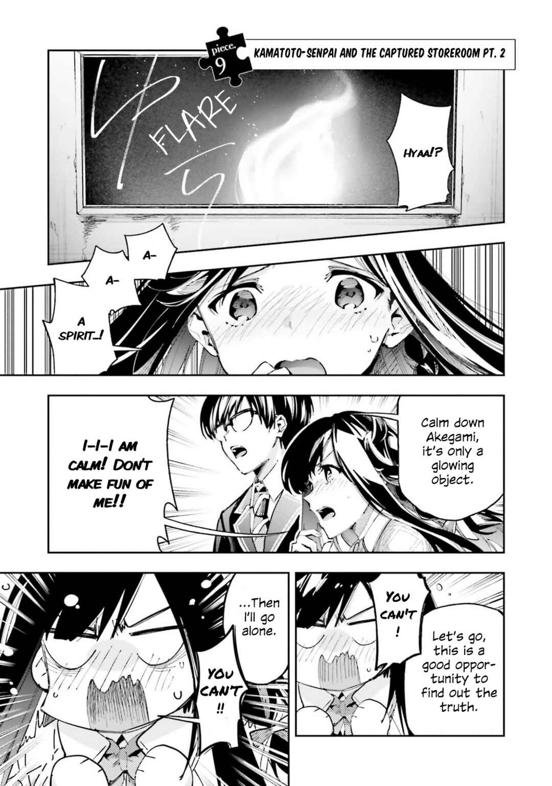 Page 1 Chapter 9 Ill Answer, Your Mystery