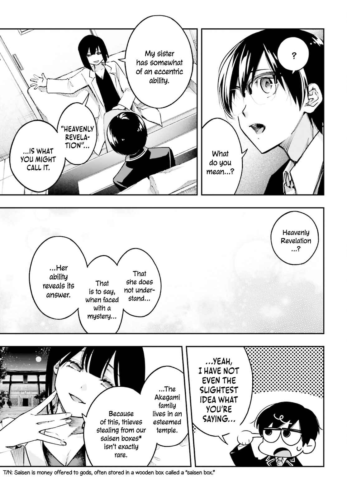 Page 28 Chapter 3 Ill Answer, Your Mystery