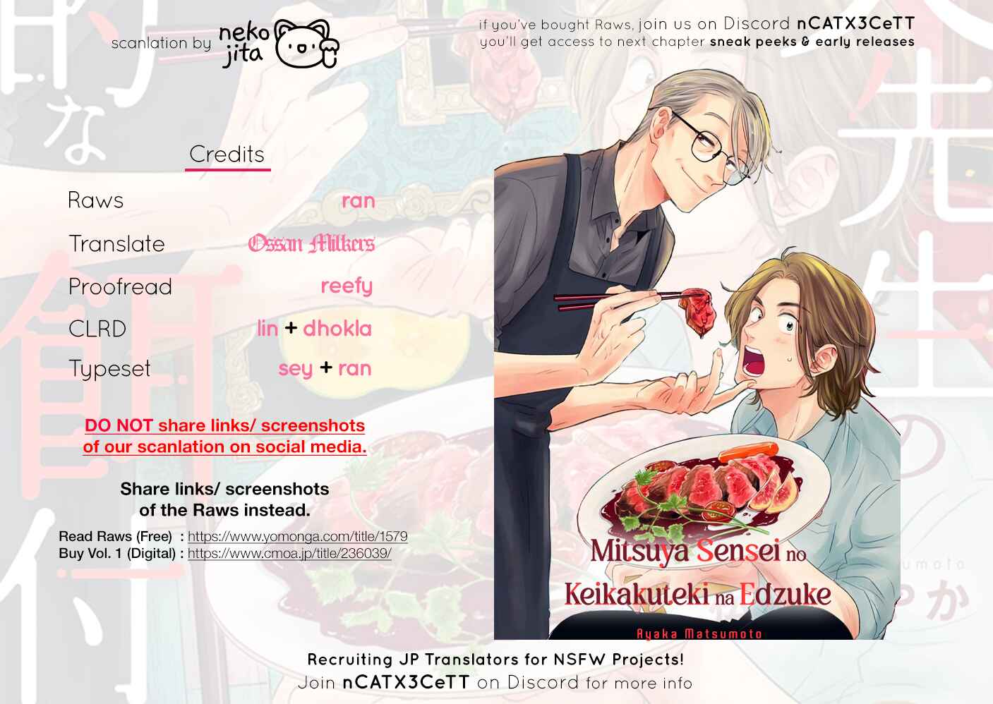 Page 30 Chapter 6 Mitsuya Sensei no Keikakuteki na Edzuke