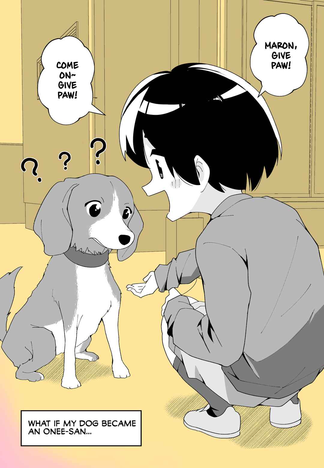 Page 1 Chapter 1 What If My Dog Became an Onee-san...?