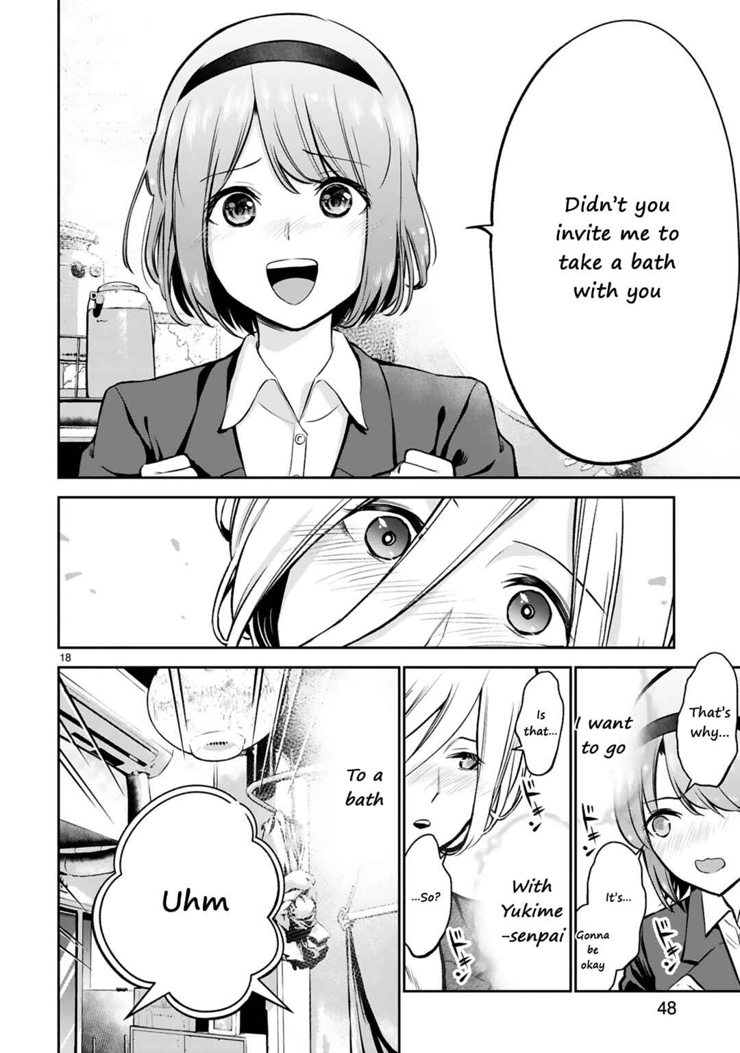 Page 19 Chapter 2 Oyu de Hokorobu Yukime Senpai