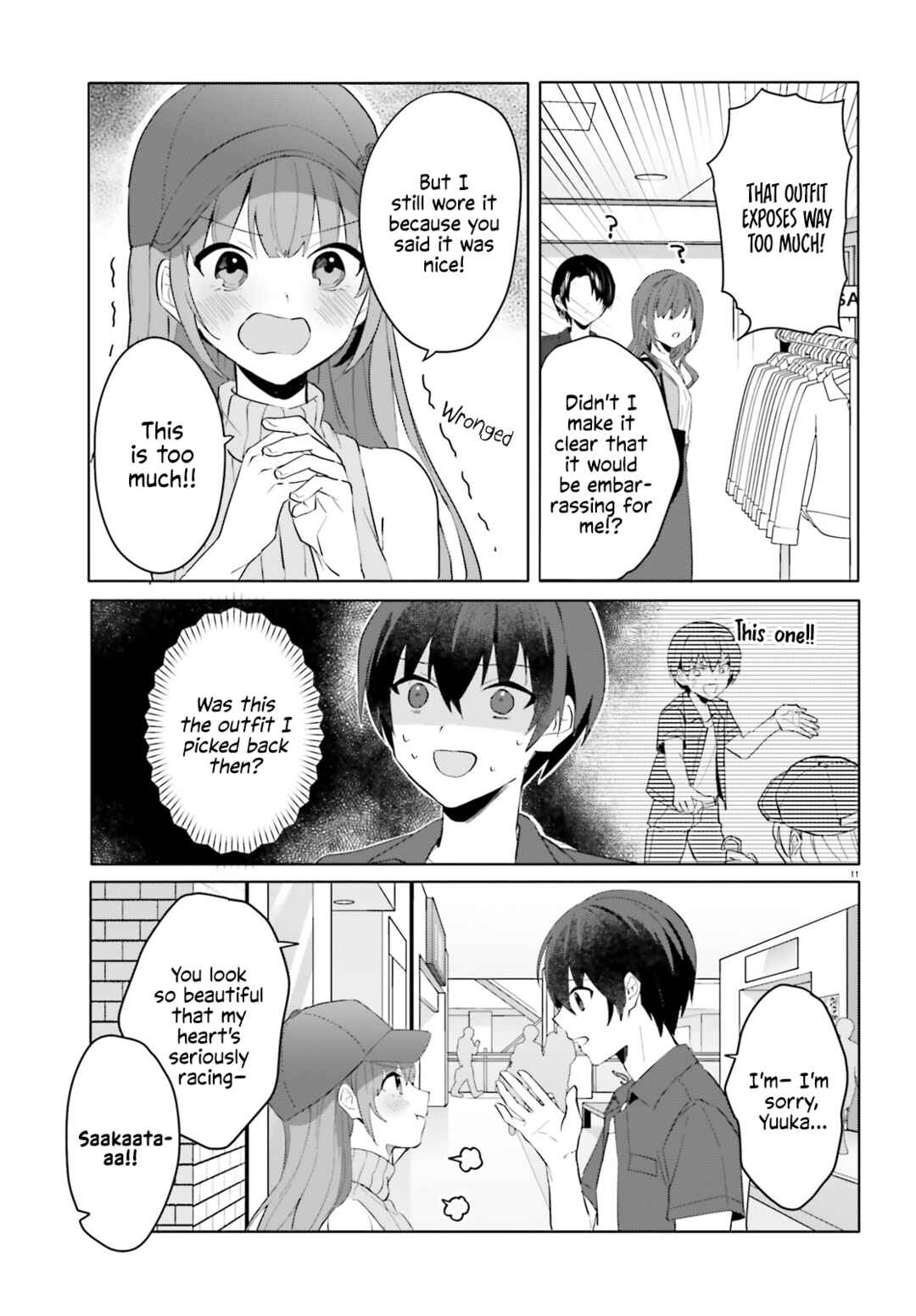 Page 11 Chapter 14 [Rouhou] Ore no Iinazuke ni Natta Jimiko, Ie de wa Kawaii Shika nai.