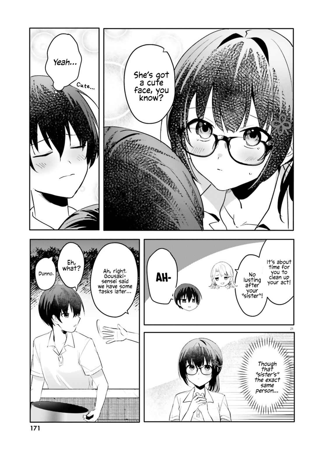 Page 21 Chapter 18 [Rouhou] Ore no Iinazuke ni Natta Jimiko, Ie de wa Kawaii Shika nai.