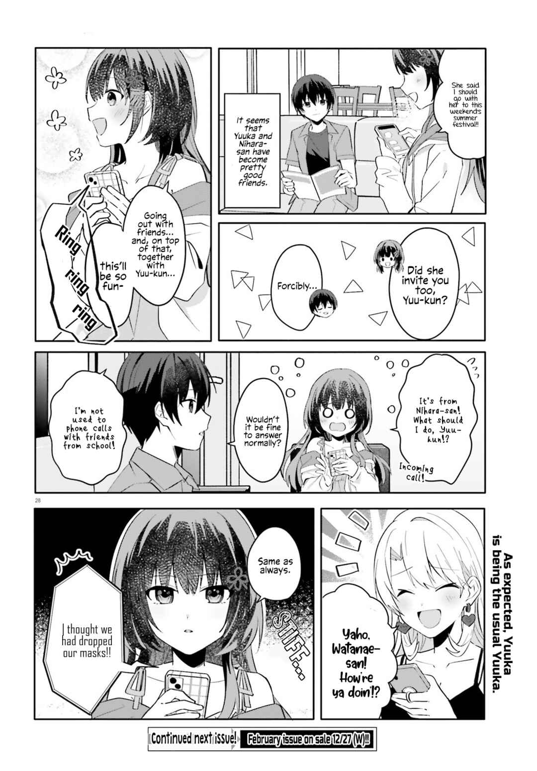 Page 28 Chapter 18 [Rouhou] Ore no Iinazuke ni Natta Jimiko, Ie de wa Kawaii Shika nai.