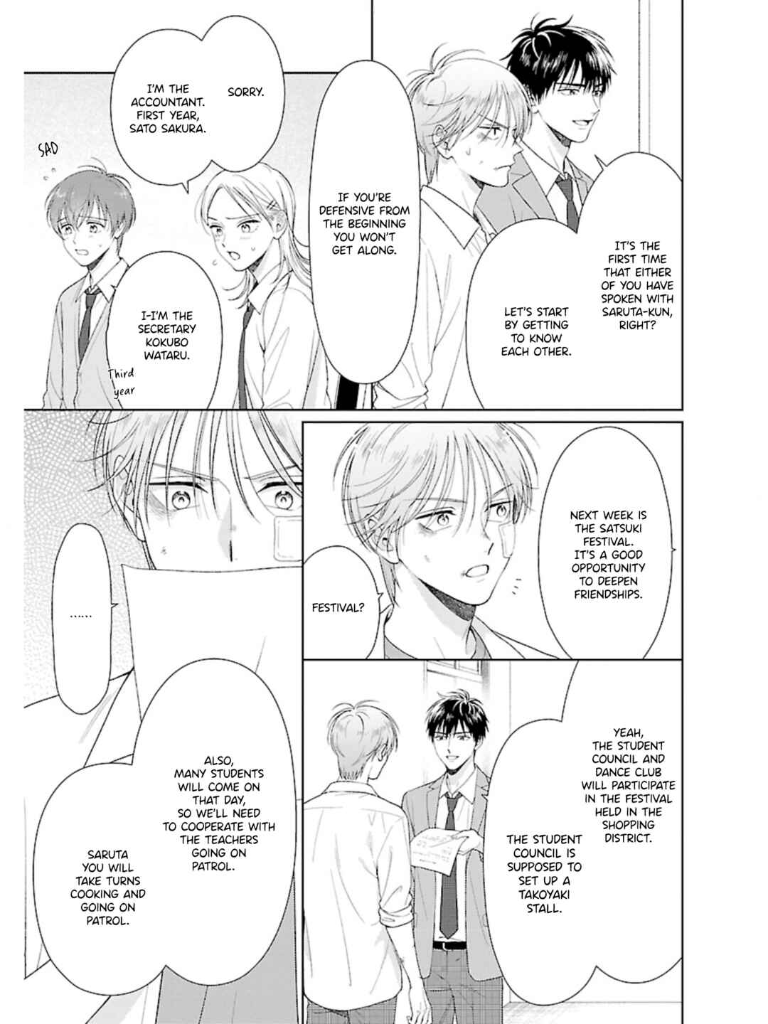 Page 10 Chapter 2 Toratsuki-kaicho, Teawase negaimasu!!