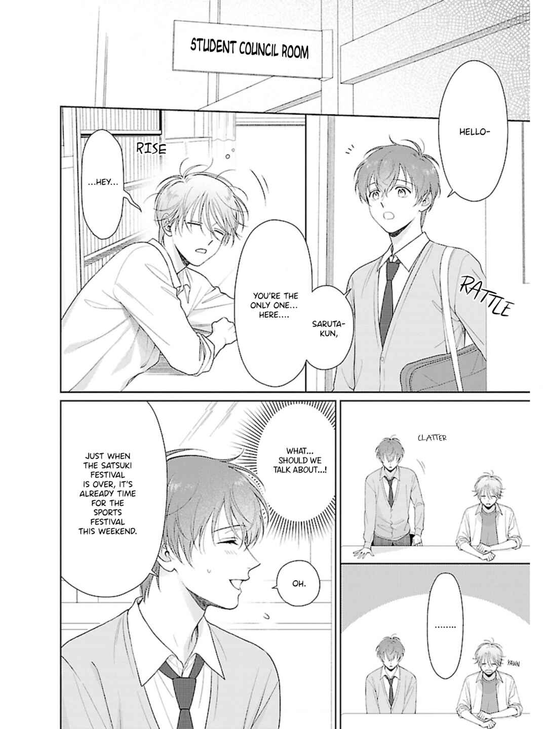Page 7 Chapter 4 Toratsuki-kaicho, Teawase negaimasu!!