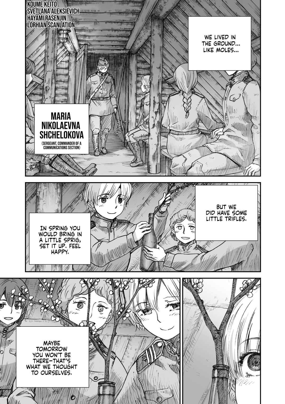 Page 3 Chapter 26.2 Sensou wa Onna no Kao wo Shiteinai
