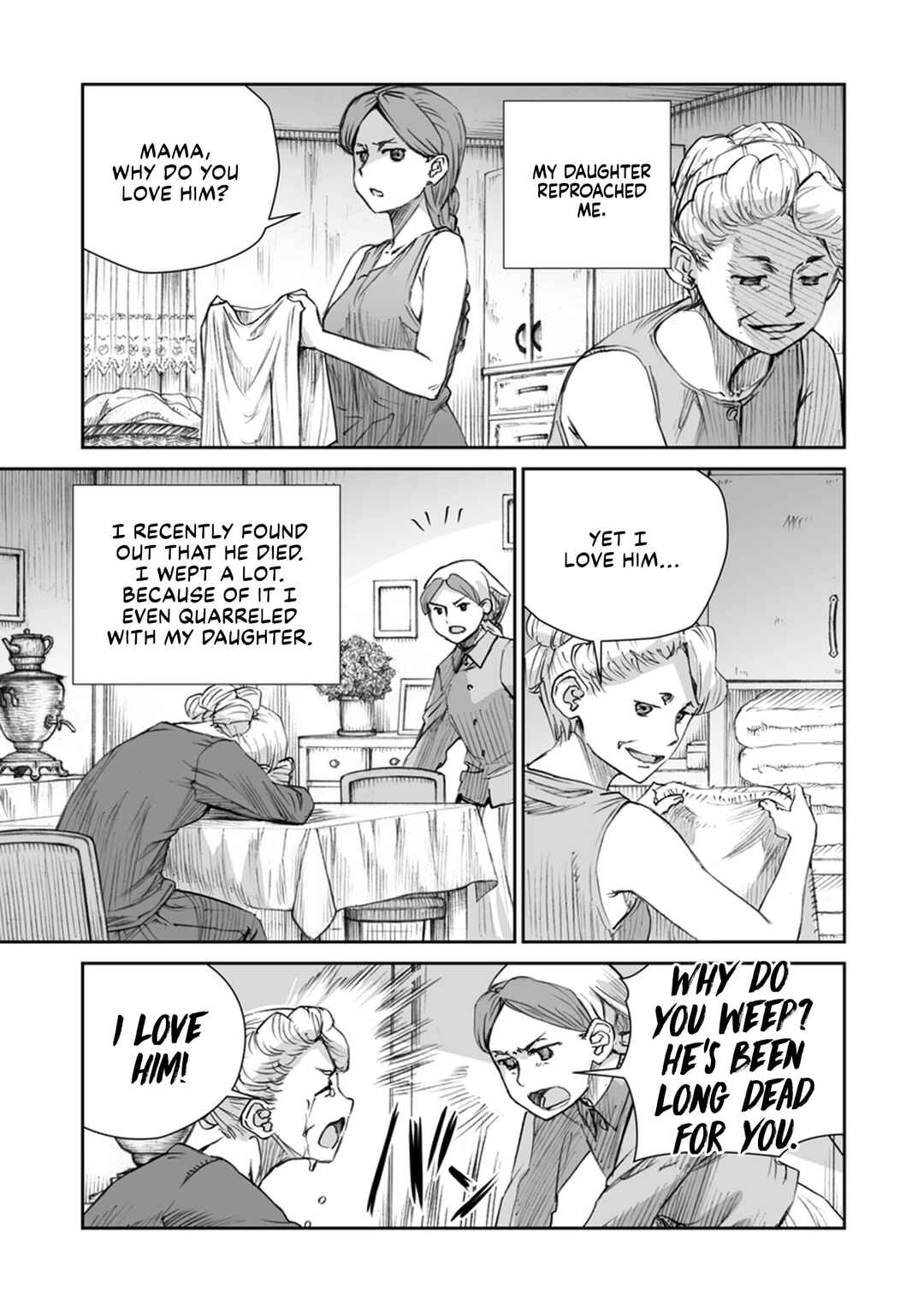 Page 19 Chapter 20.2 Sensou wa Onna no Kao wo Shiteinai