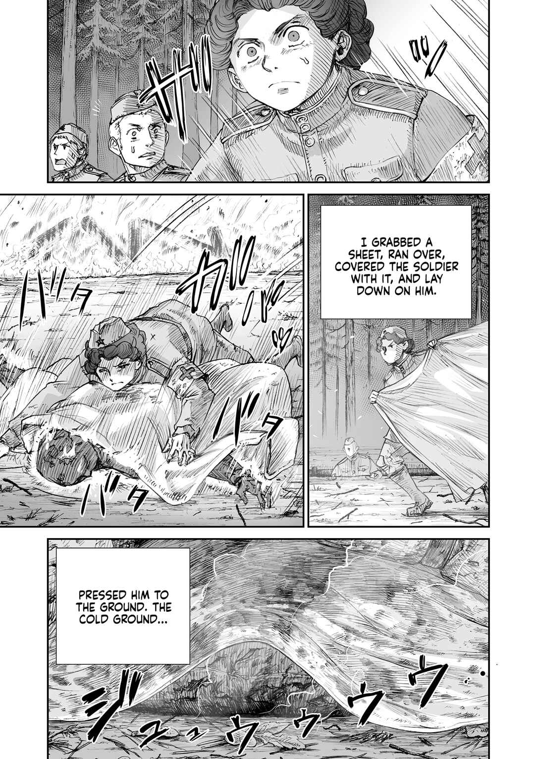 Page 4 Chapter 32.7 Sensou wa Onna no Kao wo Shiteinai