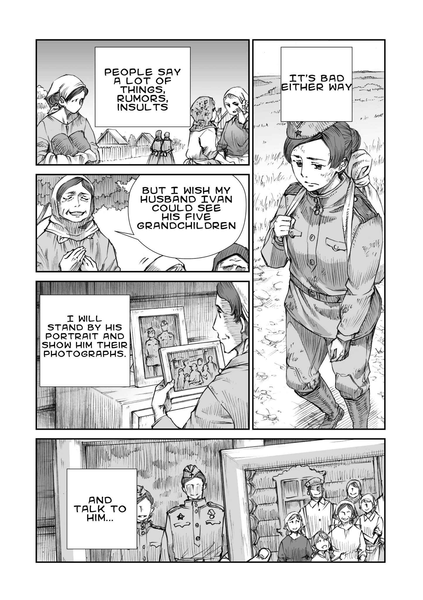 Page 4 Chapter 12.3 Sensou wa Onna no Kao wo Shiteinai