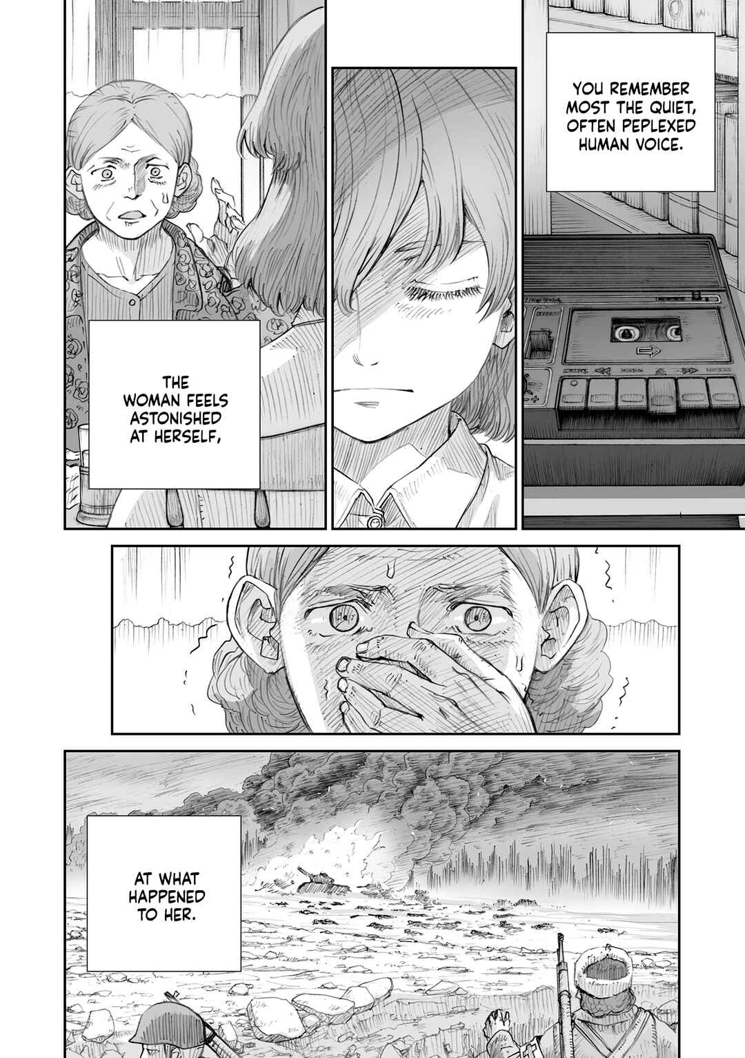 Page 4 Chapter 32 Sensou wa Onna no Kao wo Shiteinai