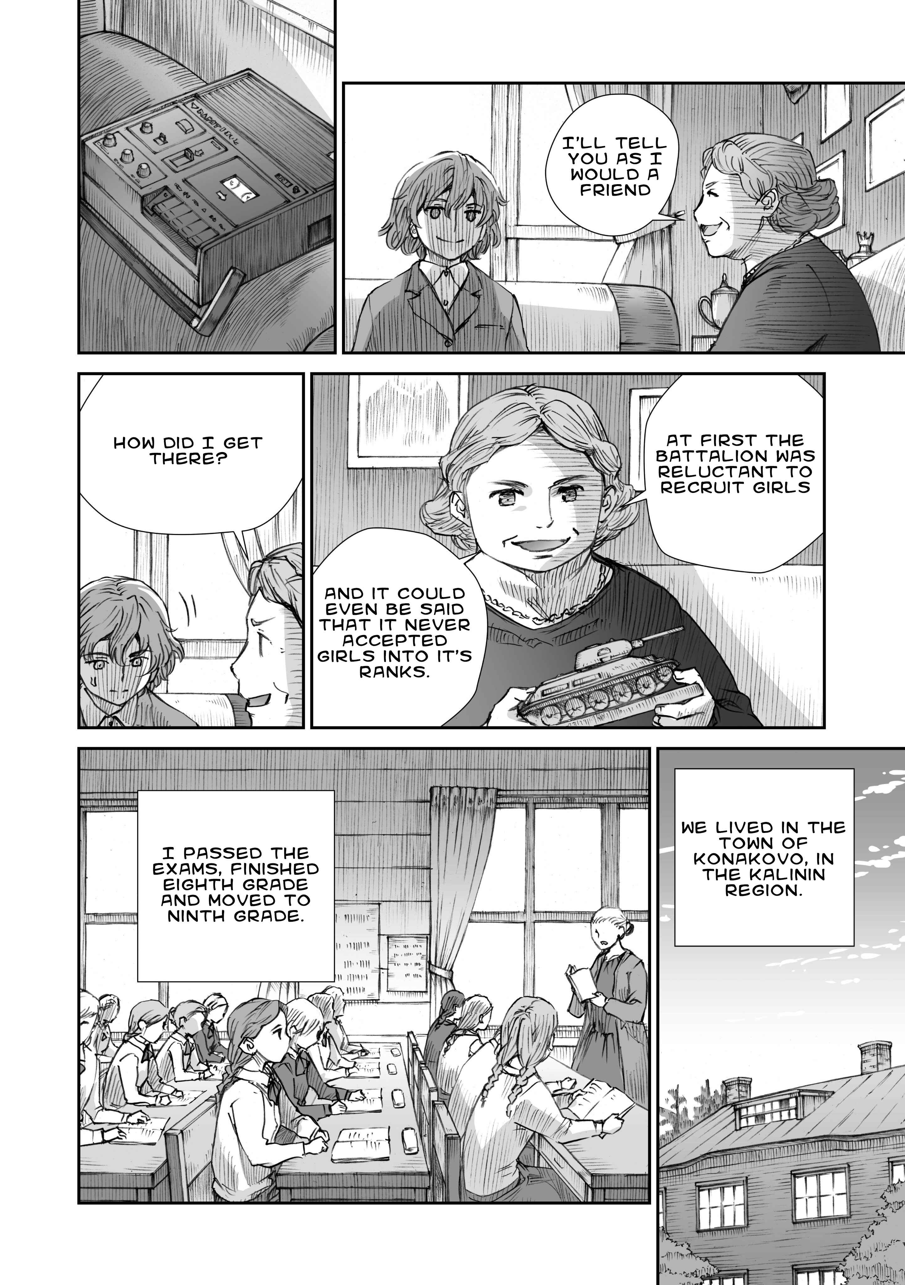 Page 4 Chapter 11 Sensou wa Onna no Kao wo Shiteinai