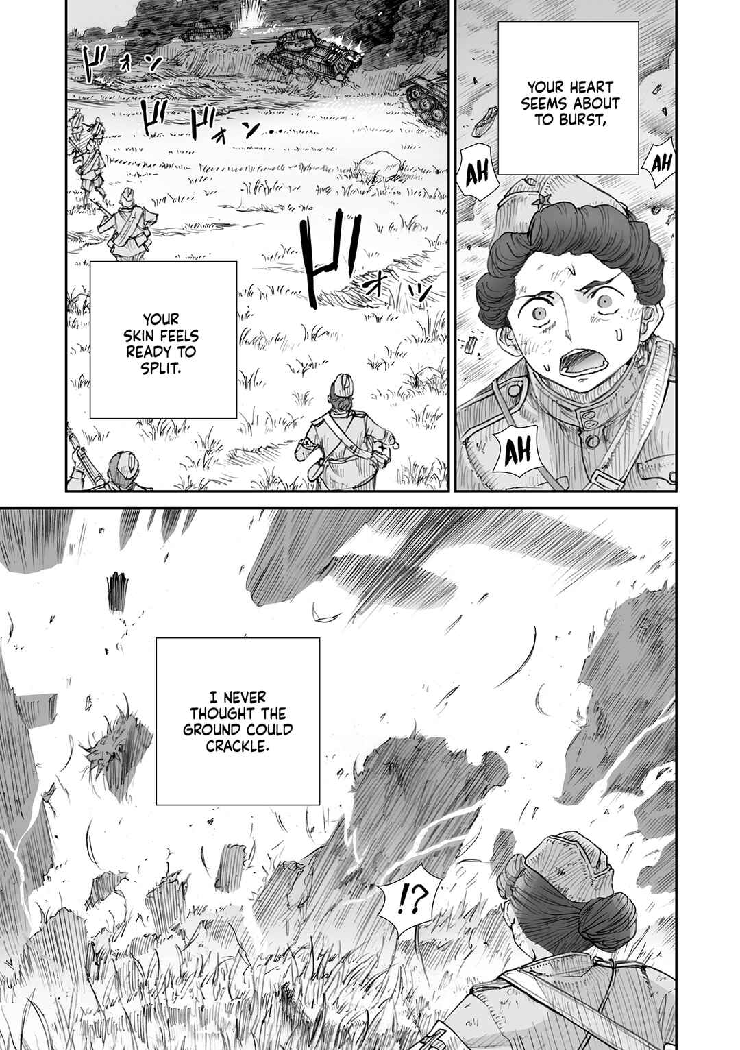 Page 9 Chapter 32.4 Sensou wa Onna no Kao wo Shiteinai