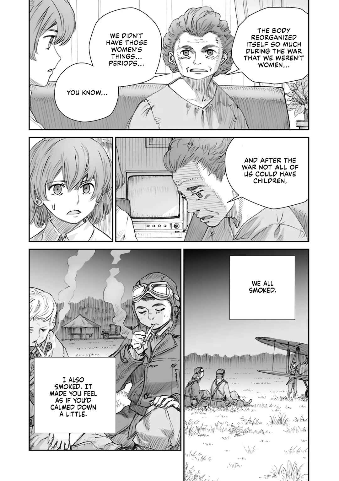 Page 14 Chapter 25 Sensou wa Onna no Kao wo Shiteinai