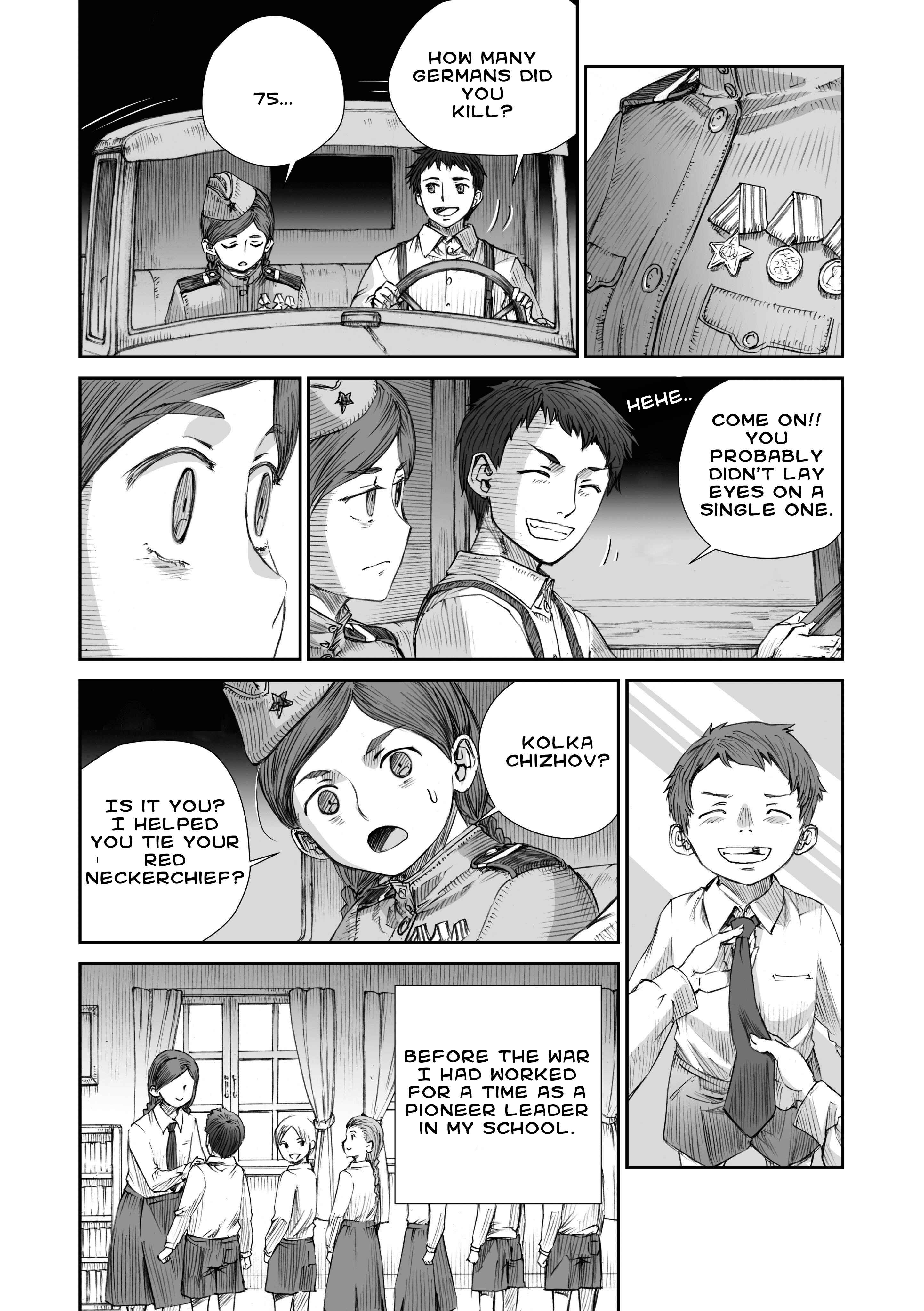 Page 11 Chapter 3.2 Sensou wa Onna no Kao wo Shiteinai