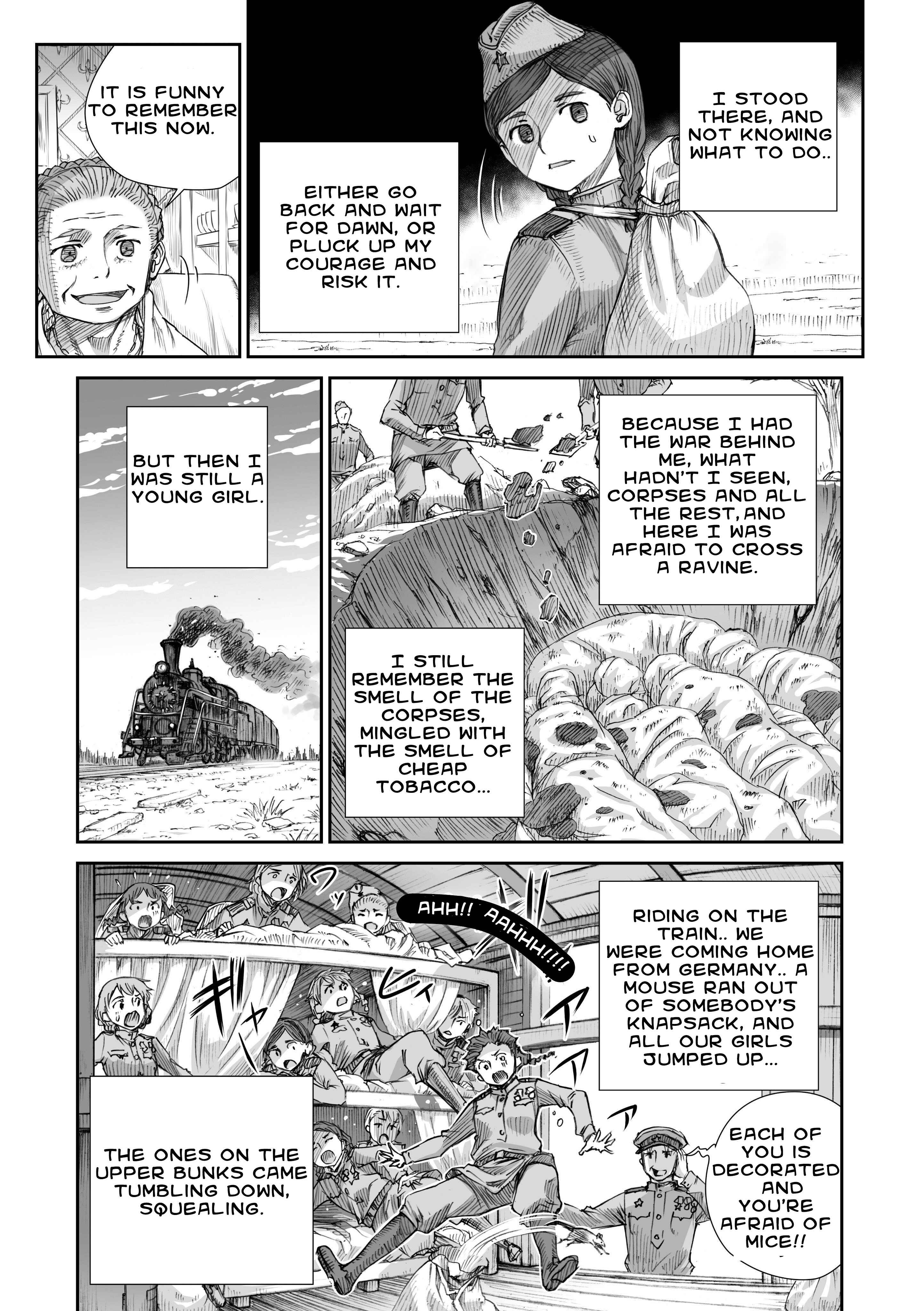 Page 9 Chapter 3.2 Sensou wa Onna no Kao wo Shiteinai