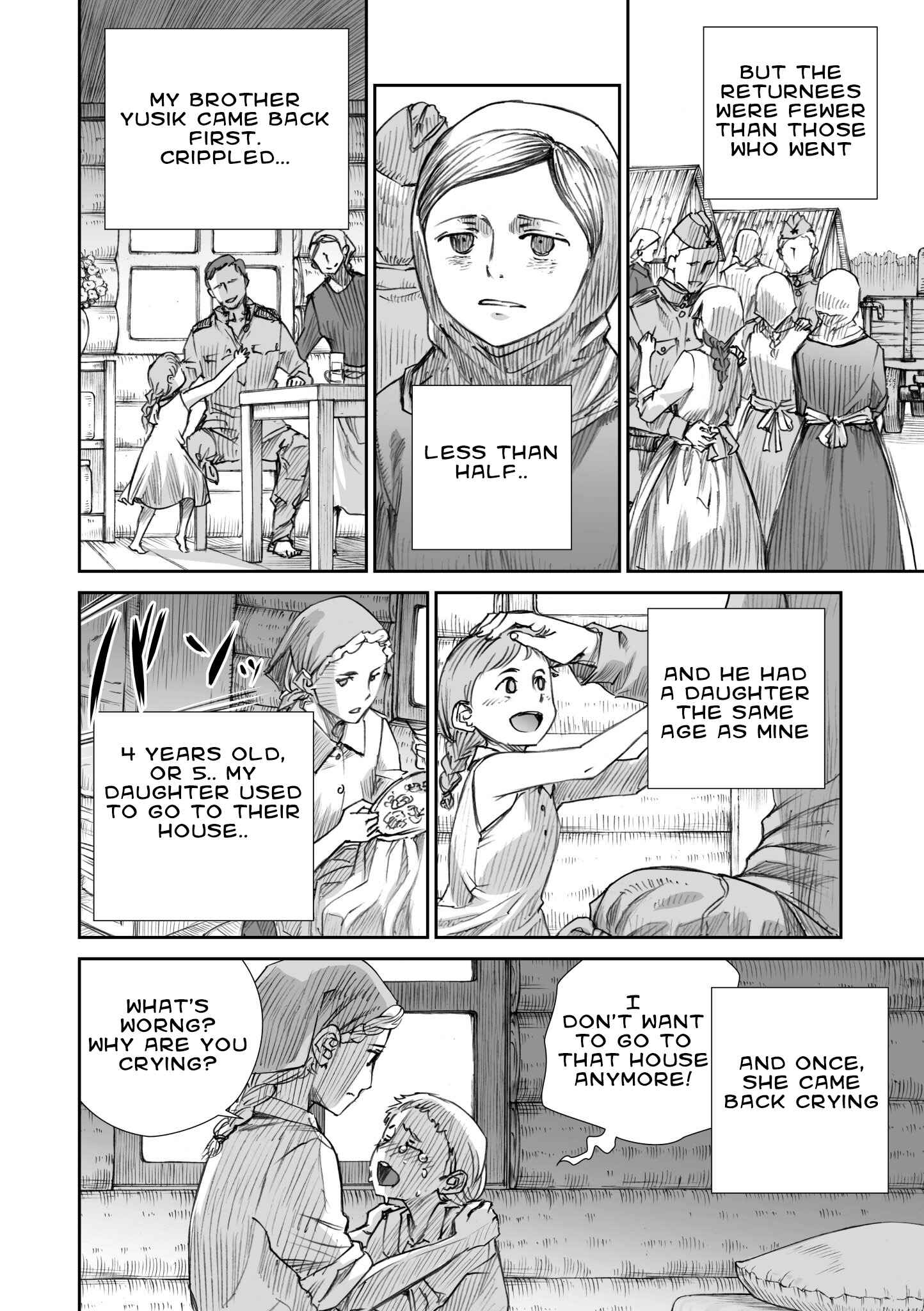 Page 4 Chapter 12.2 Sensou wa Onna no Kao wo Shiteinai