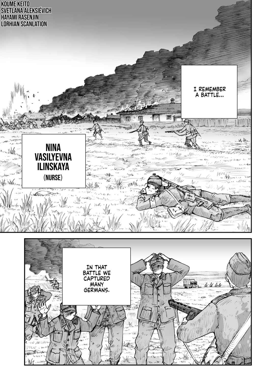 Page 3 Chapter 28 Sensou wa Onna no Kao wo Shiteinai
