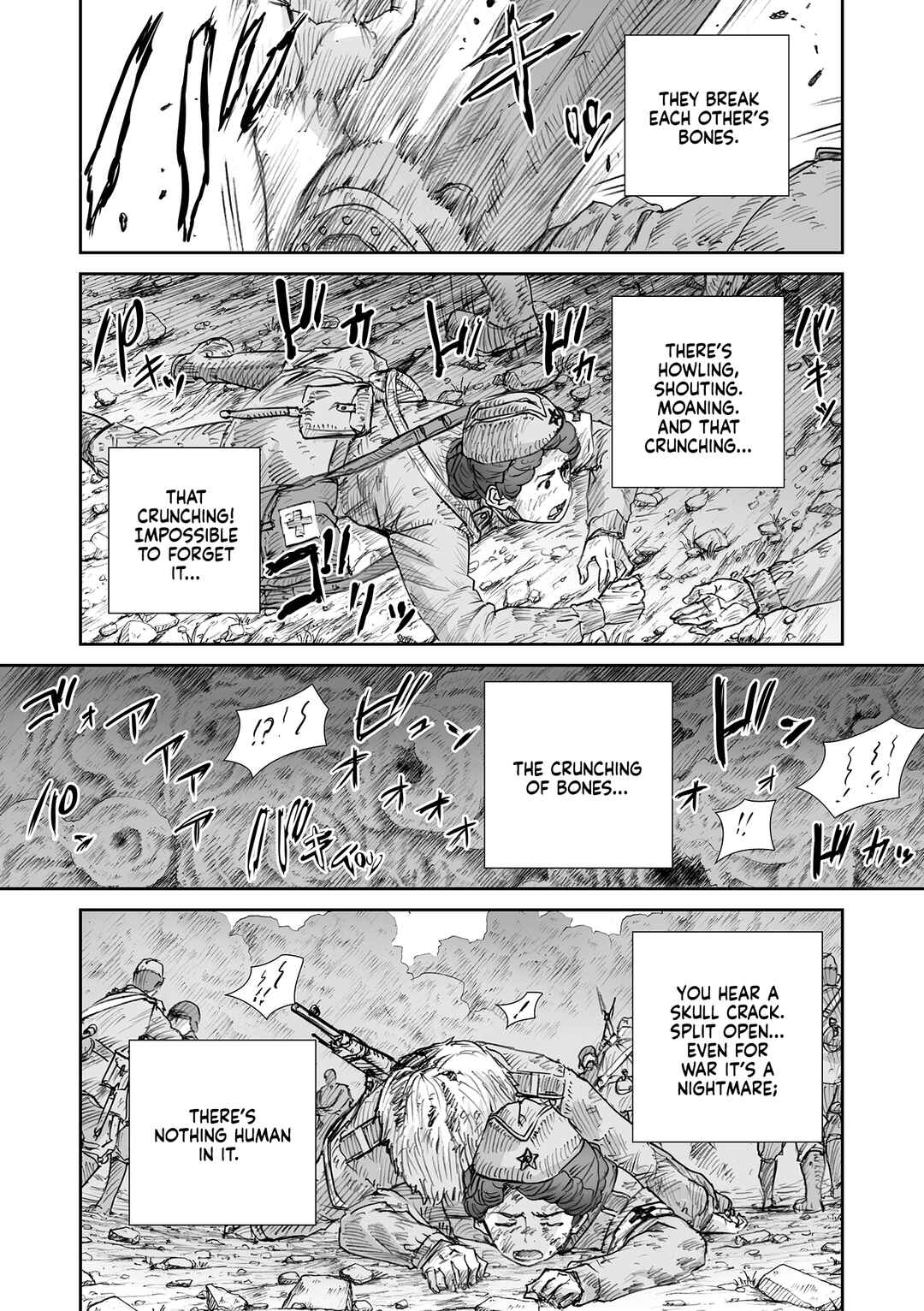 Page 12 Chapter 32.5 Sensou wa Onna no Kao wo Shiteinai