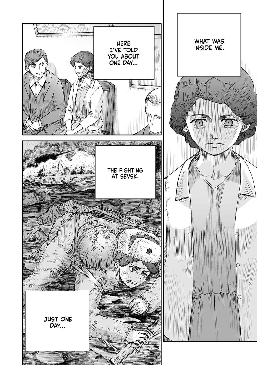Page 8 Chapter 32.11 Sensou wa Onna no Kao wo Shiteinai