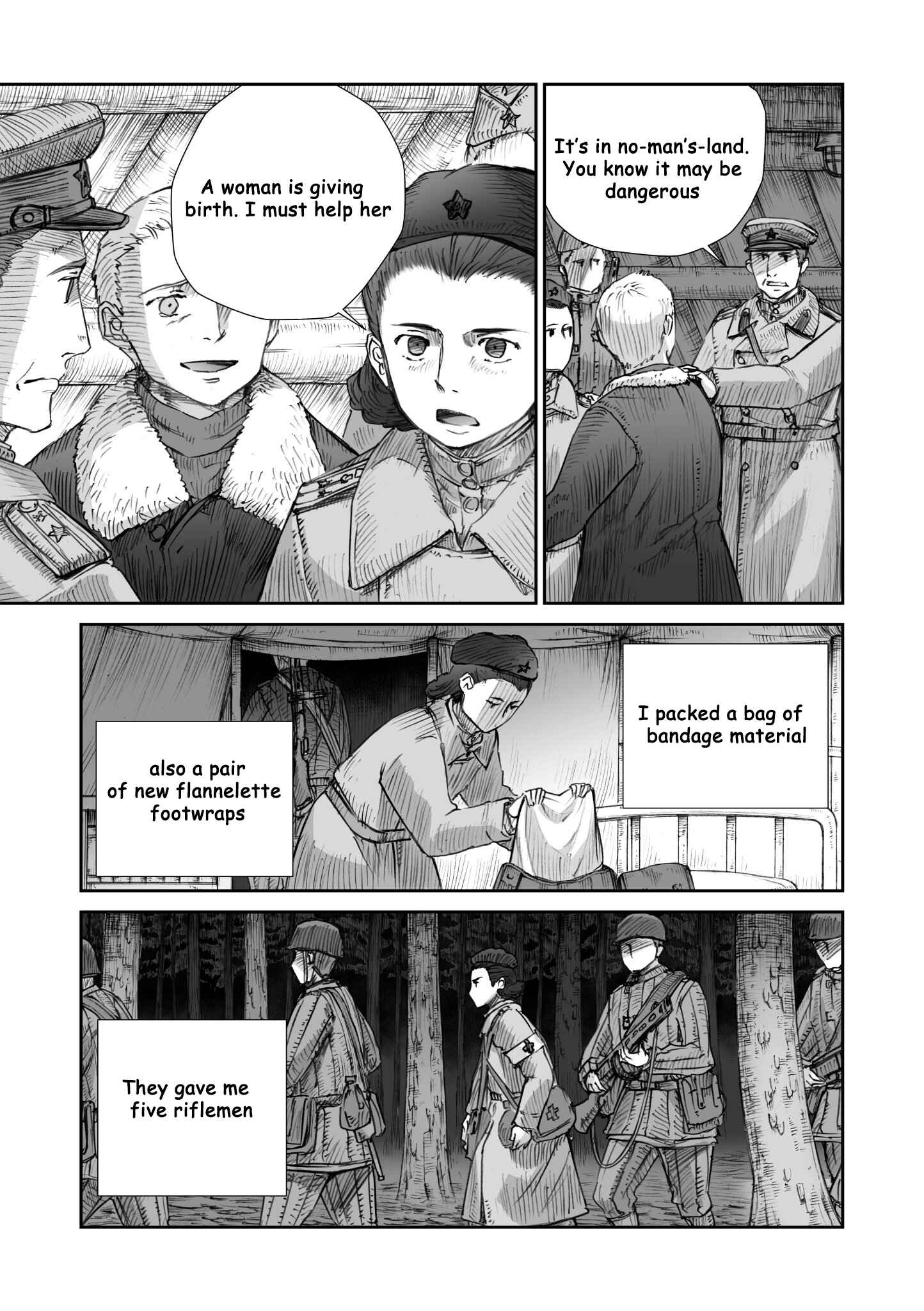 Page 3 Chapter 15 Sensou wa Onna no Kao wo Shiteinai