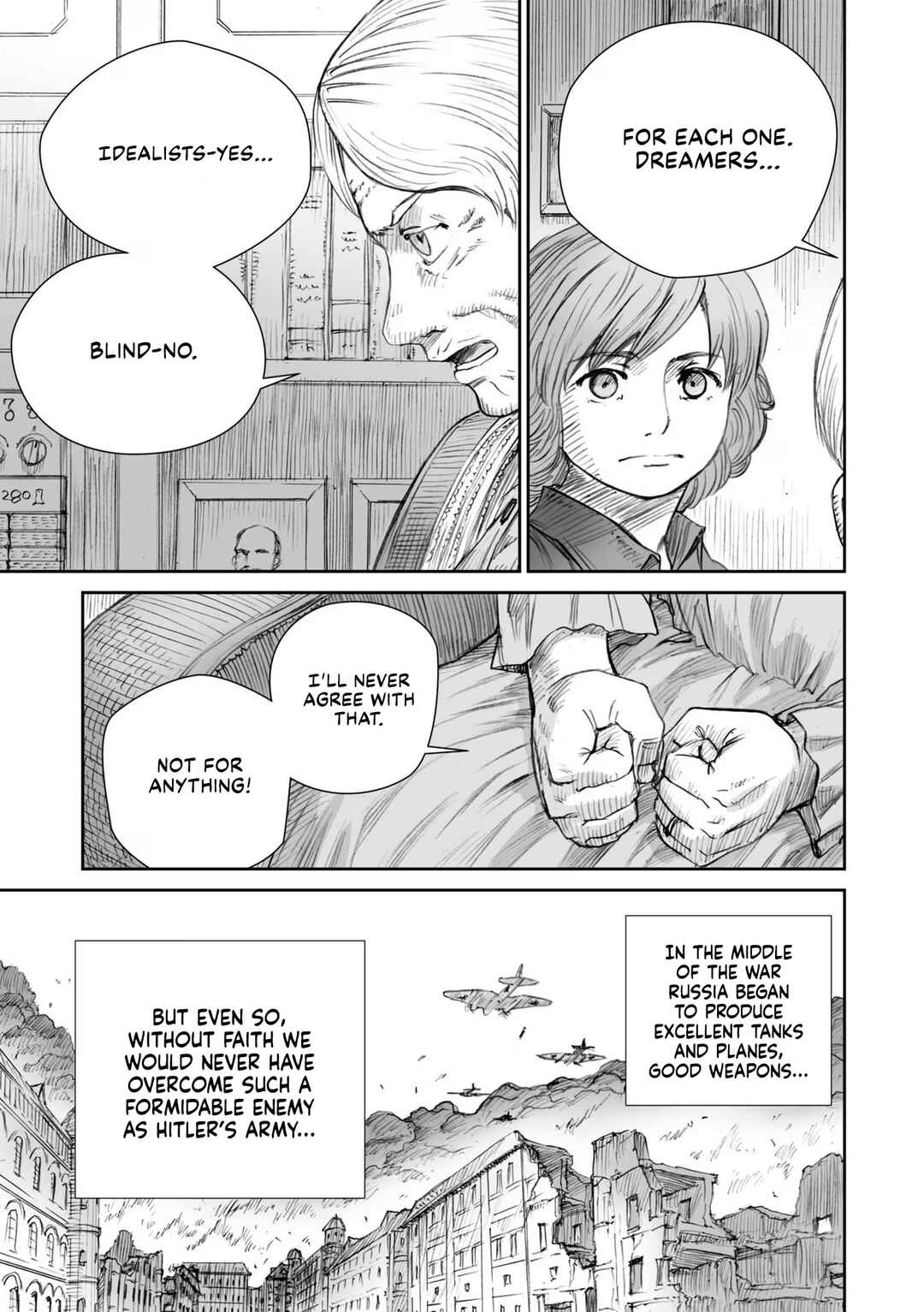 Page 13 Chapter 23 Sensou wa Onna no Kao wo Shiteinai