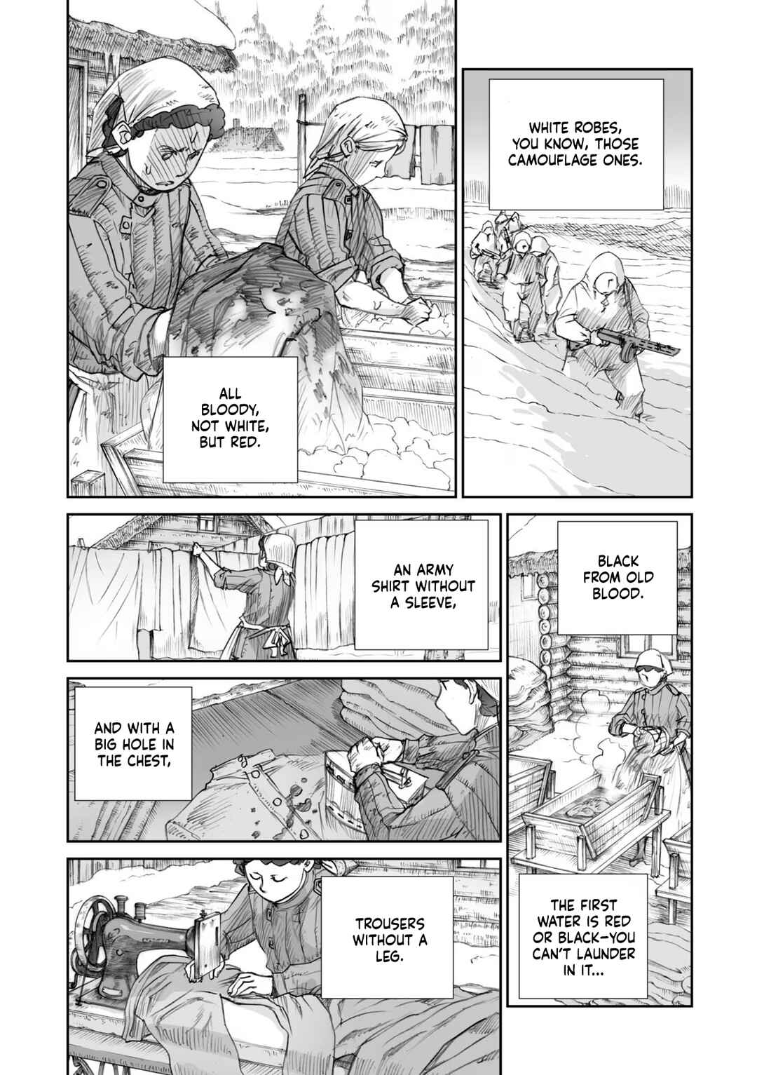 Page 4 Chapter 24.2 Sensou wa Onna no Kao wo Shiteinai