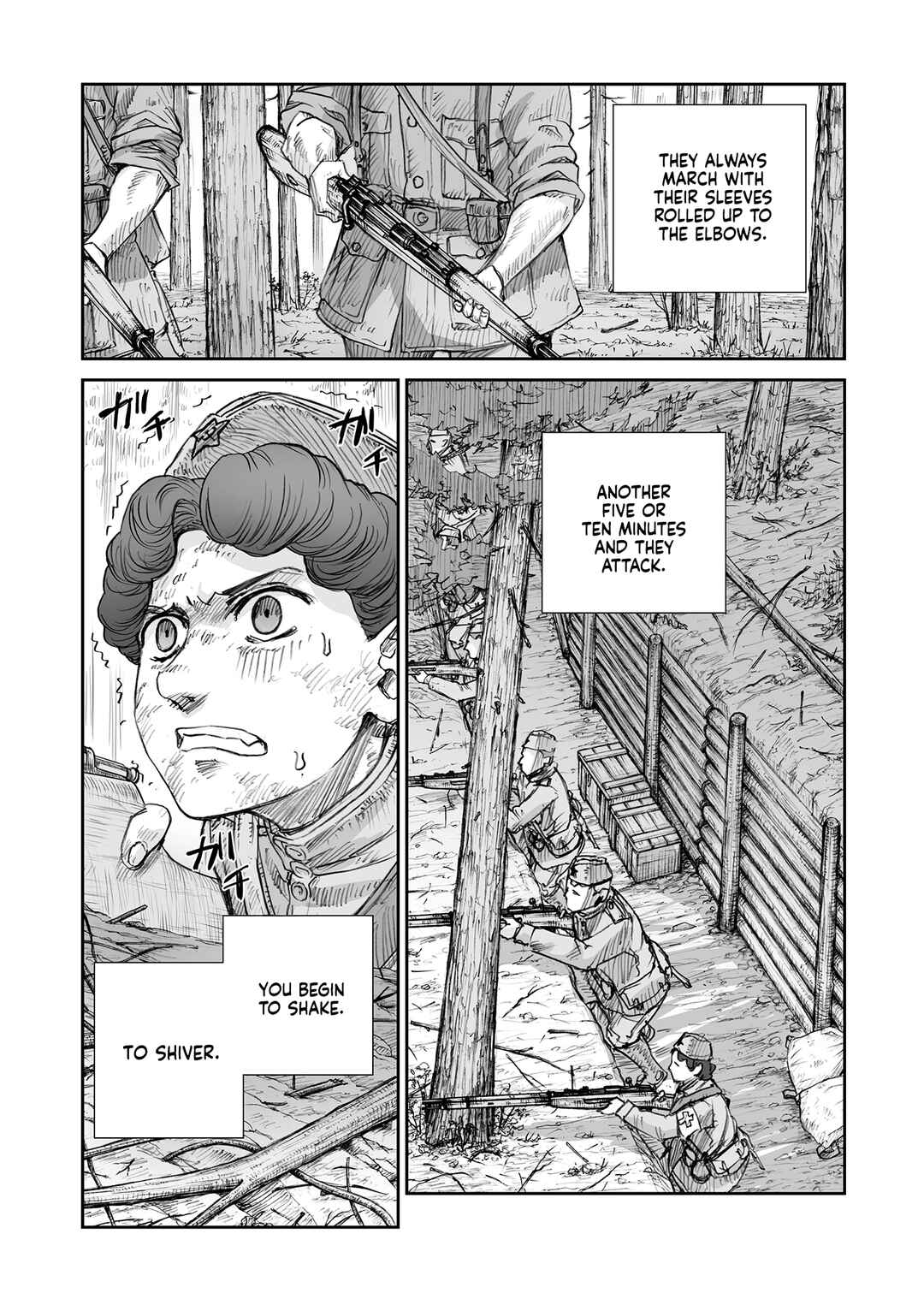 Page 4 Chapter 32.6 Sensou wa Onna no Kao wo Shiteinai