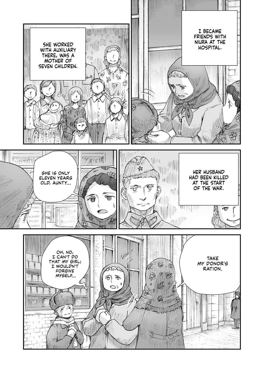 Page 9 Chapter 32.3 Sensou wa Onna no Kao wo Shiteinai