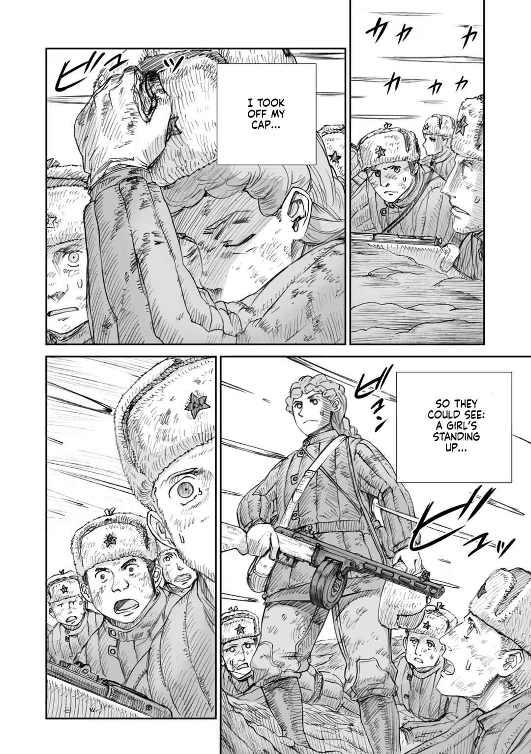 Page 10 Chapter 22.2 Sensou wa Onna no Kao wo Shiteinai