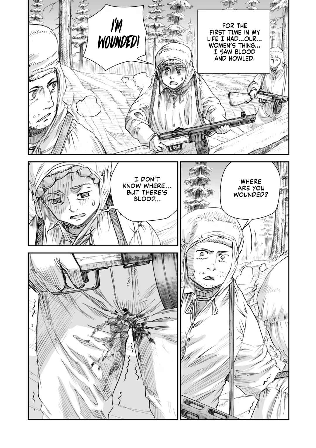 Page 13 Chapter 22.2 Sensou wa Onna no Kao wo Shiteinai