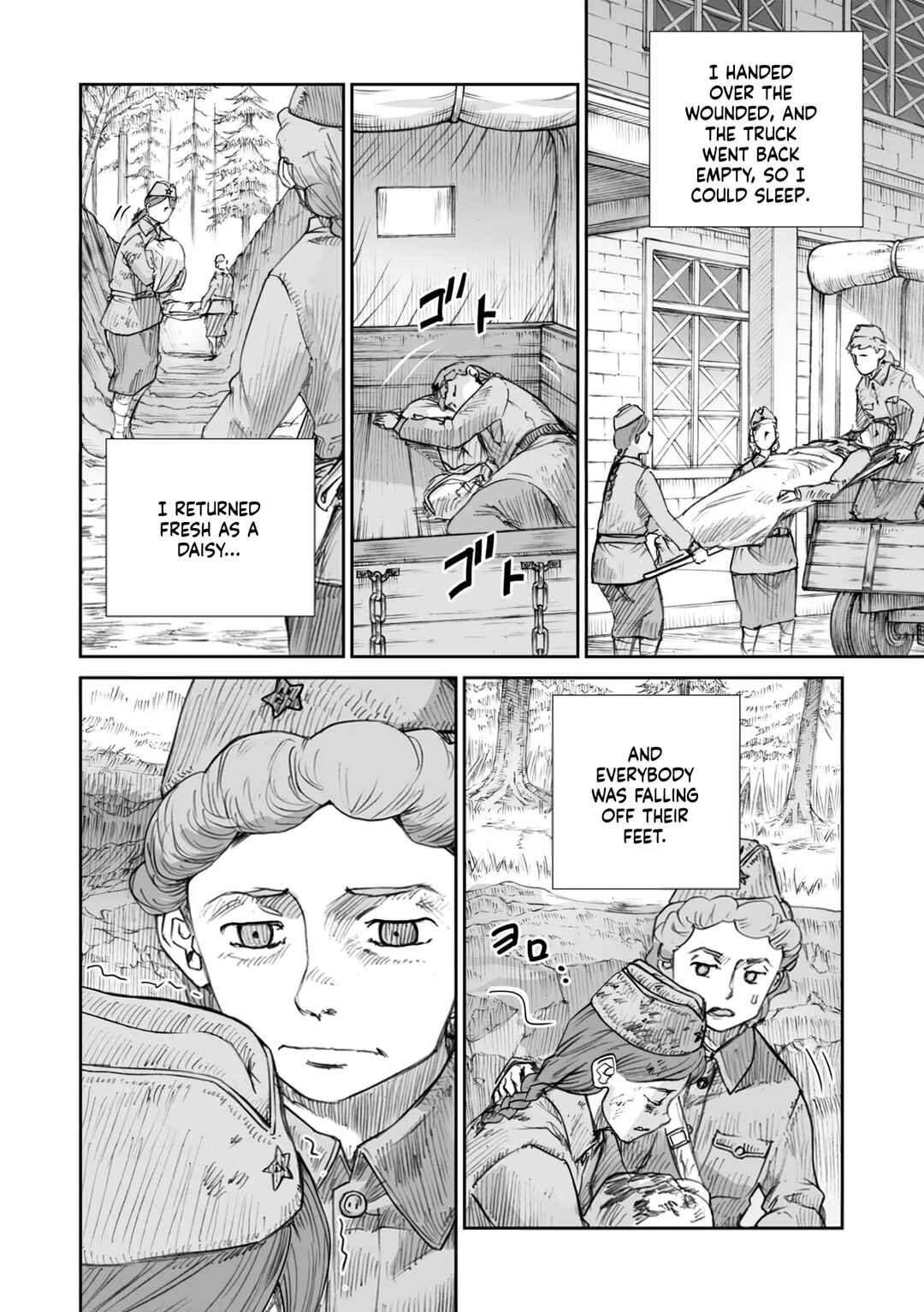 Page 4 Chapter 22.2 Sensou wa Onna no Kao wo Shiteinai