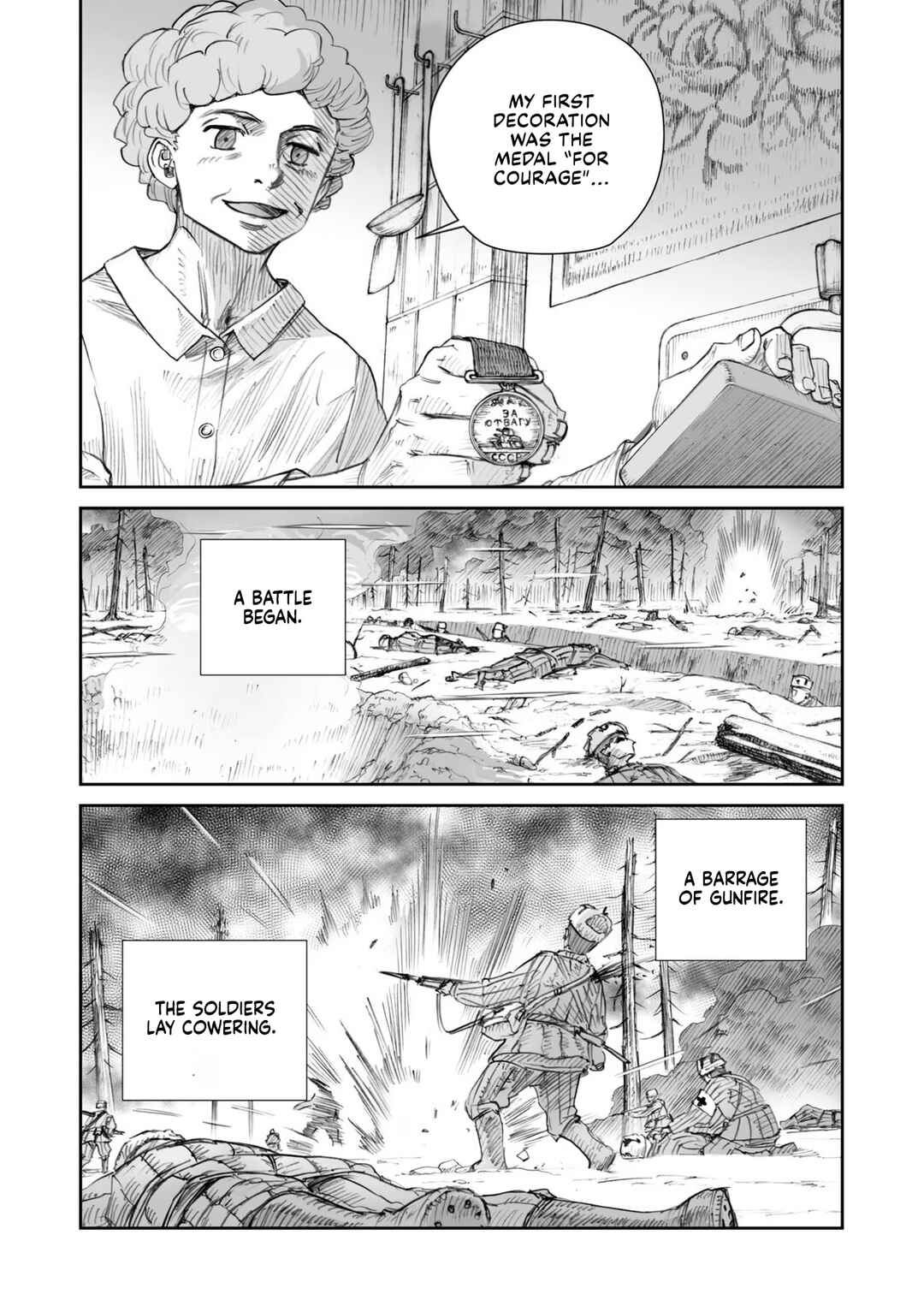 Page 8 Chapter 22.2 Sensou wa Onna no Kao wo Shiteinai