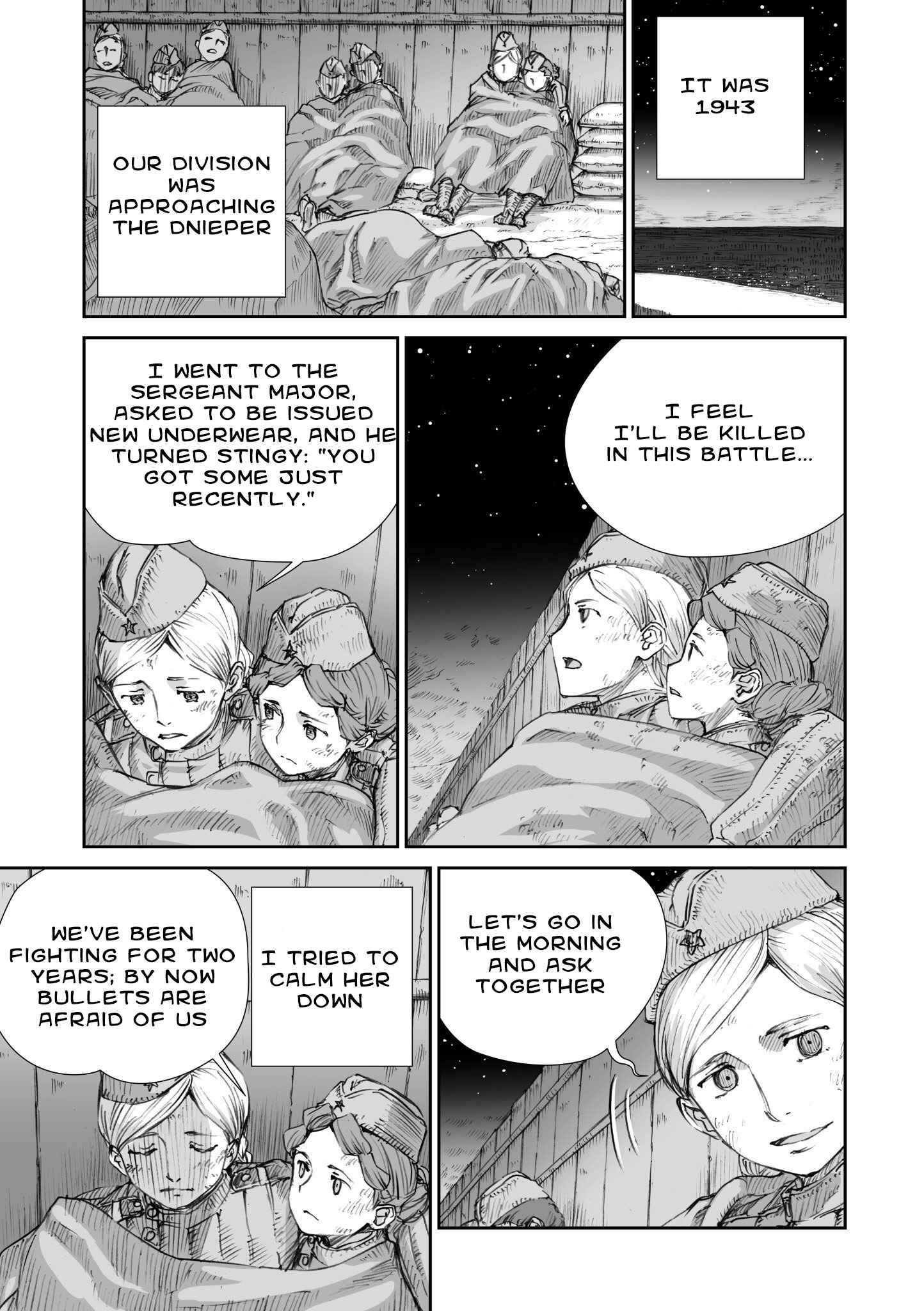 Page 3 Chapter 11.3 Sensou wa Onna no Kao wo Shiteinai