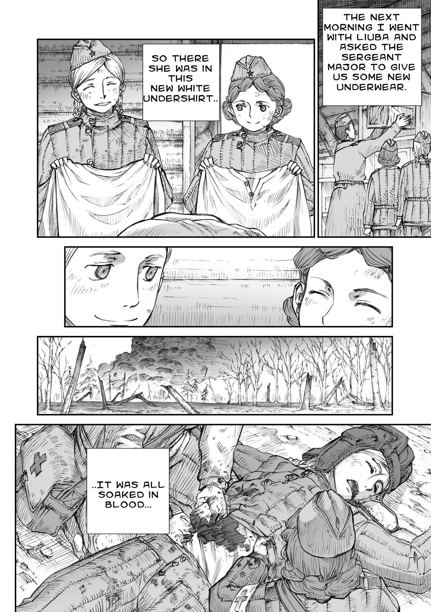Page 4 Chapter 11.3 Sensou wa Onna no Kao wo Shiteinai